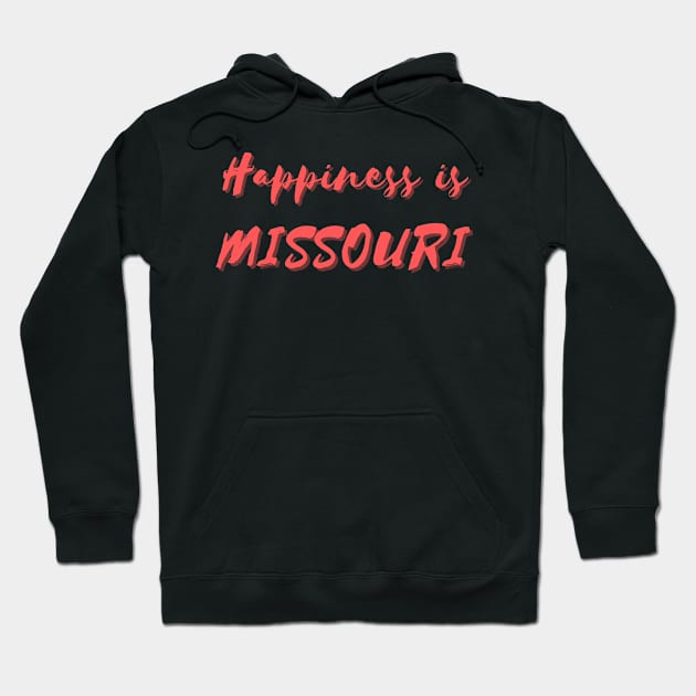 Happiness is Missouri Hoodie by Eat Sleep Repeat